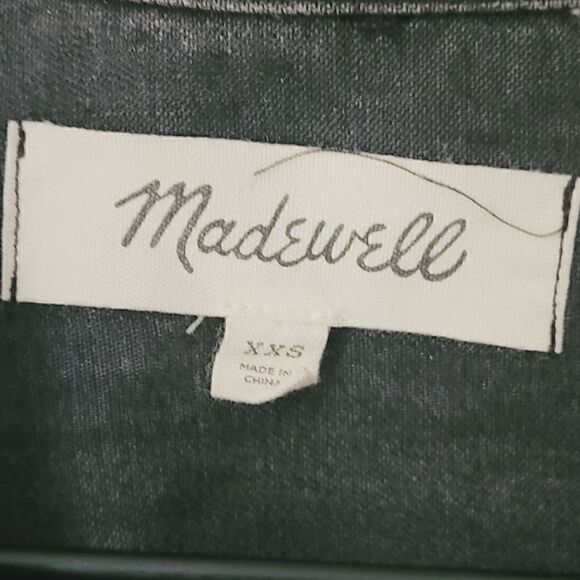 Madewell Denim Rolled-Sleeve Shirt in Lunar Wash Size XXS - Picture 4 of 8